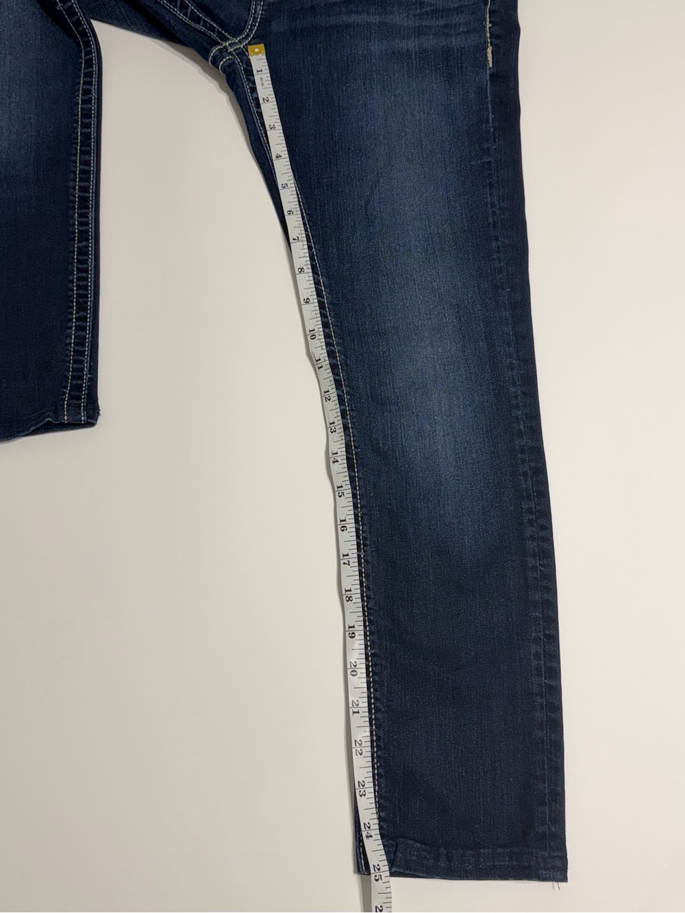 BKE Sabrina Jeans Womens 26 29x25 Dark Wash Low Rise Bootcut Hemmed Petite - Picture 10 of 12